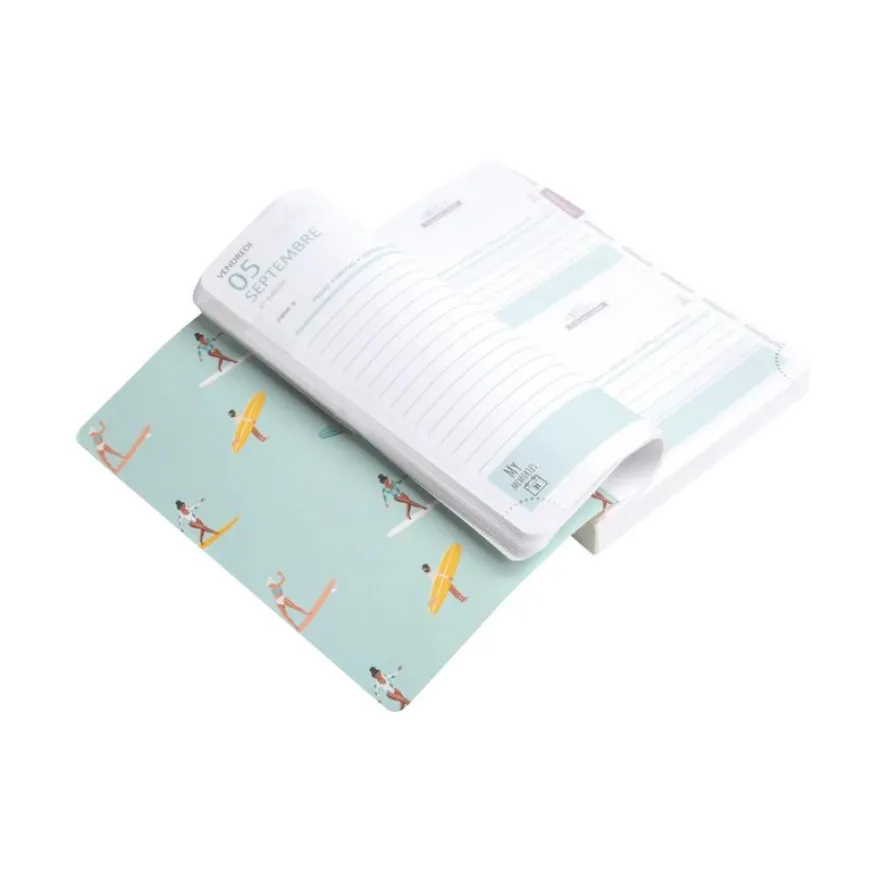 Agenda Les Rideuses - 1 jour par page - 12 x 17 cm - disponible dans différents visuels - Exacompta