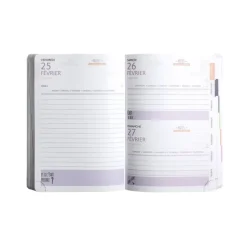 Agenda Les Rideuses - 1 jour par page - 12 x 17 cm - Surf - Exacompta