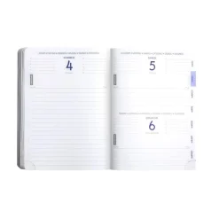 Agenda Lovely - 1 jour par page - 12 x 17 cm - Chat blanc - Exacompta