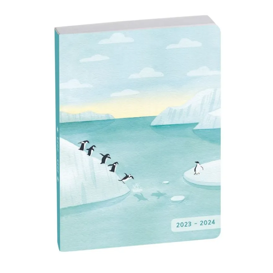 Agenda Magic World - 1 jour par page - 12 x 17 cm - pingouin - Exacompta