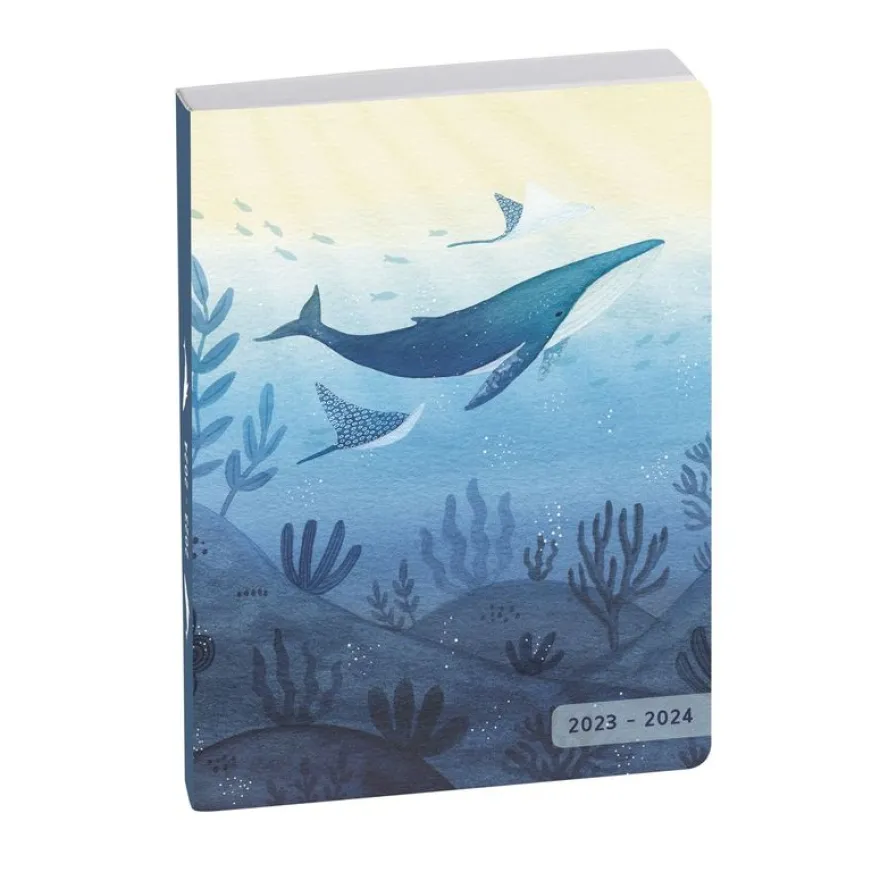 Agenda Magic World - 1 jour par page - 12 x 17 cm - baleine - Exacompta