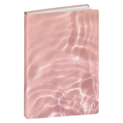 Agenda Respire recyclé - 1 jour par page - 12 x 17 cm - eau rose - Quo Vadis