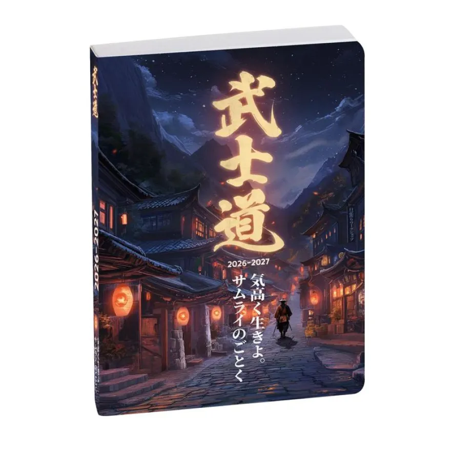 Agenda Samouraï - 1 jour par page - 12 x 17 cm - disponible dans différents visuels - Exacompta