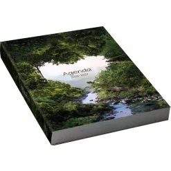 Agenda scolaire journalier 12 x 17 cm - couverture souple - motif écologie