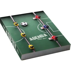 Agenda scolaire journalier 12 x 17 cm - couverture souple - motif rétro