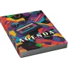 Agenda scolaire journalier 12 x 17 cm - couverture souple - motif rétro