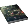 Agenda scolaire journalier 12 x 17 cm - couverture souple - motif tropical