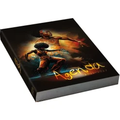 Agenda scolaire journalier 12 x 17 cm - couverture souple - motif danse
