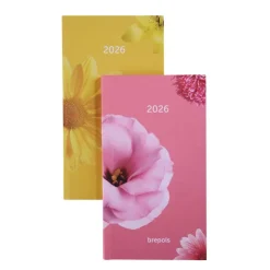 Agenda semainier Interplan Fleurish – format 6L – disponible dans différentes couleurs – Brepols