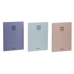 Agenda Semainier Notes 16 mois - 15 x 21 cm - Nature - 3 couleurs disponibles - Brepols