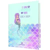 Agenda Sirène - 1 jour par page - 12,5 x 17,5 cm - Oberthur