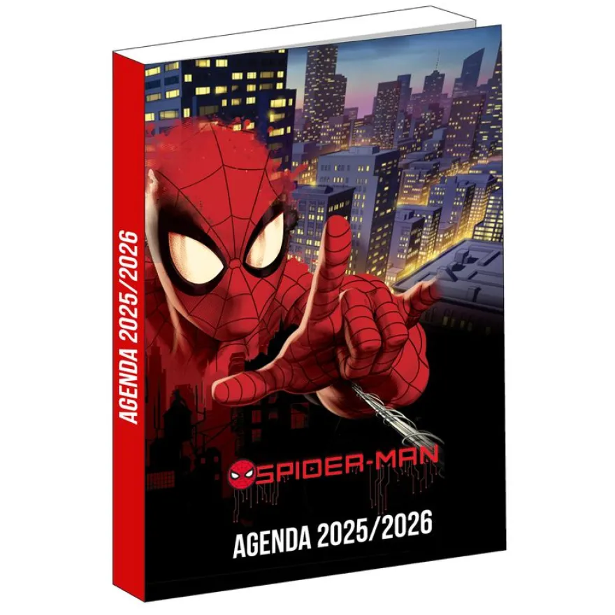Agenda Spider-Man - 1 jour par page - 12x17 cm - noir - Bagtrotter