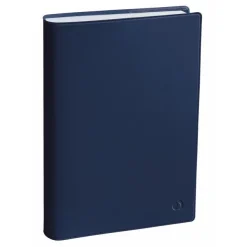 Agenda Touch Président 16 mois - 1 semaine sur 2 pages - 21 x 27 cm - bleu nuit - Quo Vadis