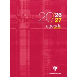 Agenda When - 1 semaine sur 2 pages - A4 (21 x 29,7 cm) - disponible dans différentes couleurs - Exacompta