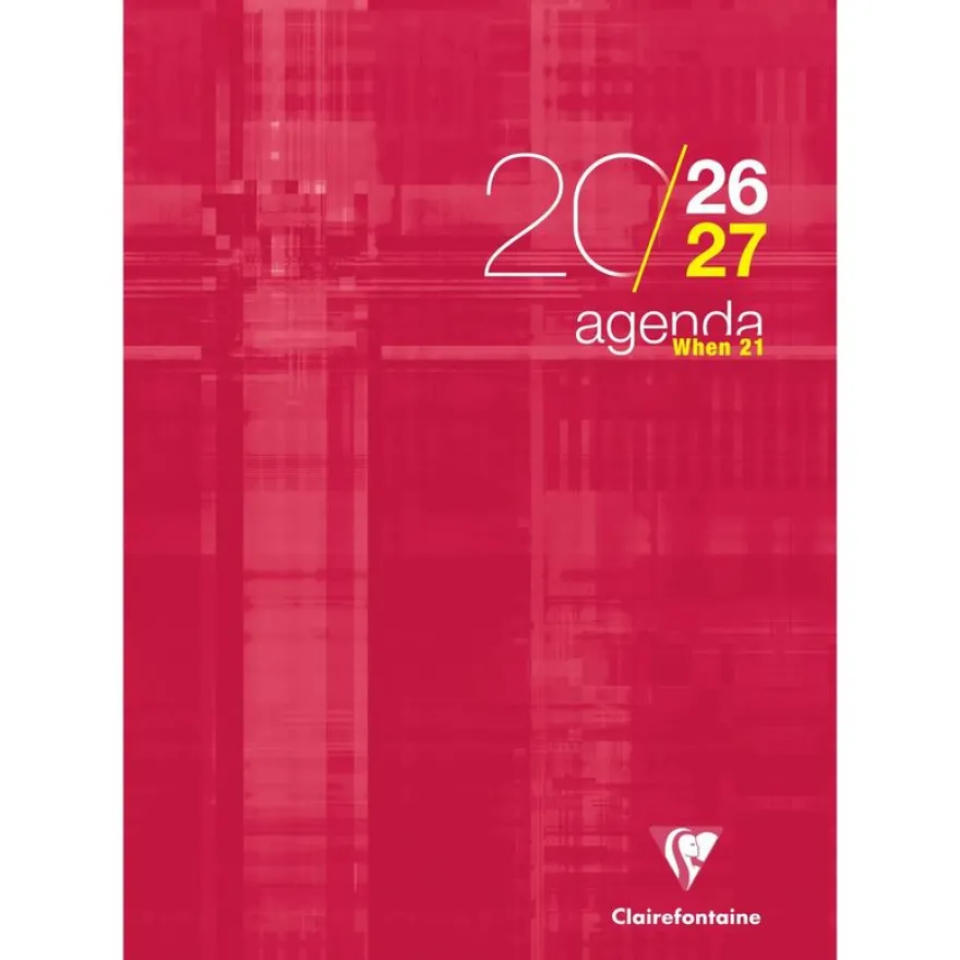 Agenda When - 1 semaine sur 2 pages - A4 (21 x 29,7 cm) - disponible dans différentes couleurs - Exacompta