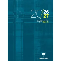 Agenda When - 1 semaine sur 2 pages - A4 (21 x 29,7 cm) - disponible dans différentes couleurs - Exacompta