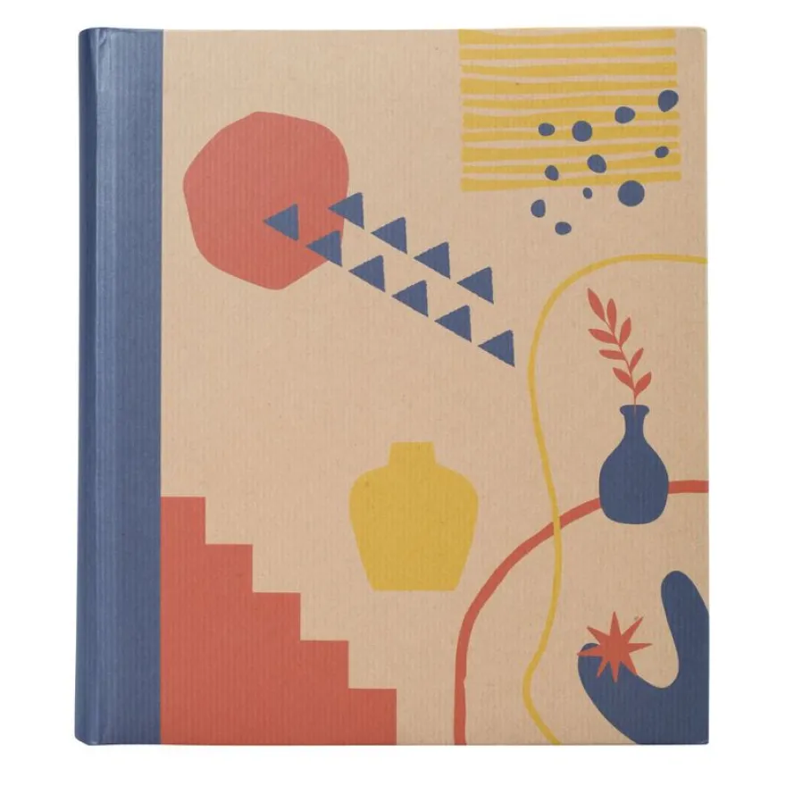 Album photos fantaisie memo 200 ERICA "Kraffty 4" pour 200 photos 11,5 x 15 cm coloris bleu