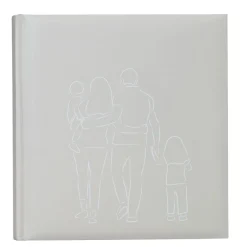 Album photos fantaisie memo 200 ERICA "Happy Family" pour 200 photos 10 x 15 cm coloris blanc