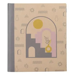 Album photos fantaisie memo 200 ERICA "Kraffty 4" pour 200 photos 11,5 x 15 cm coloris gris