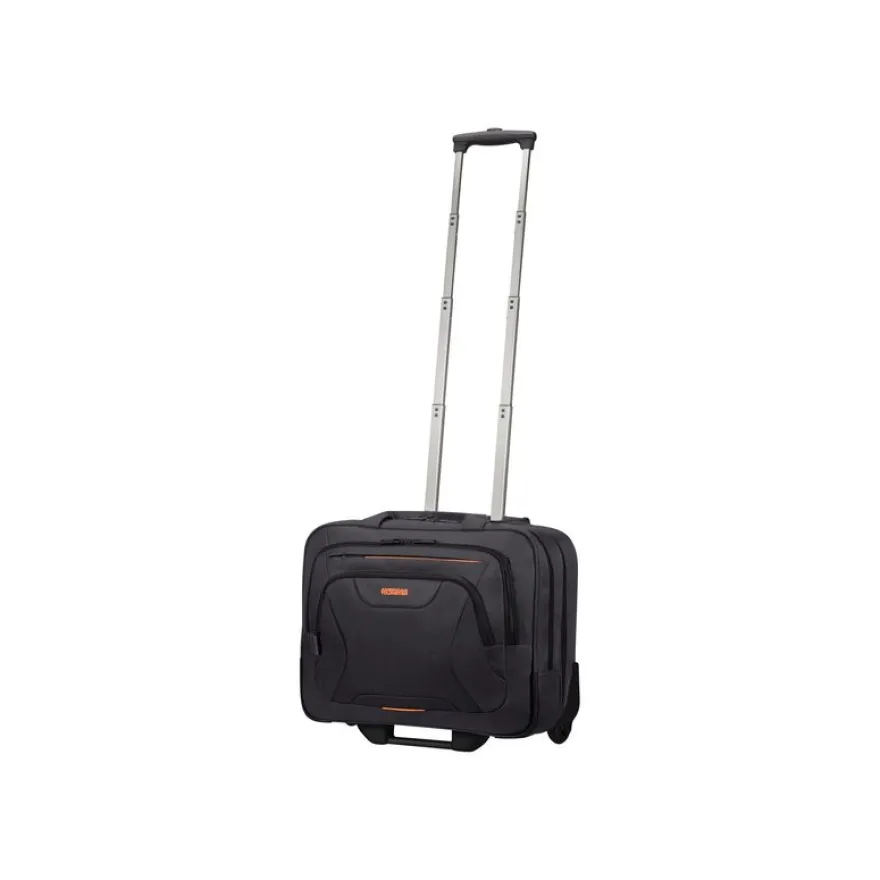 American Tourister AT WORK - Sacoche pour ordinateur portable 15,6" - Noir/Orange