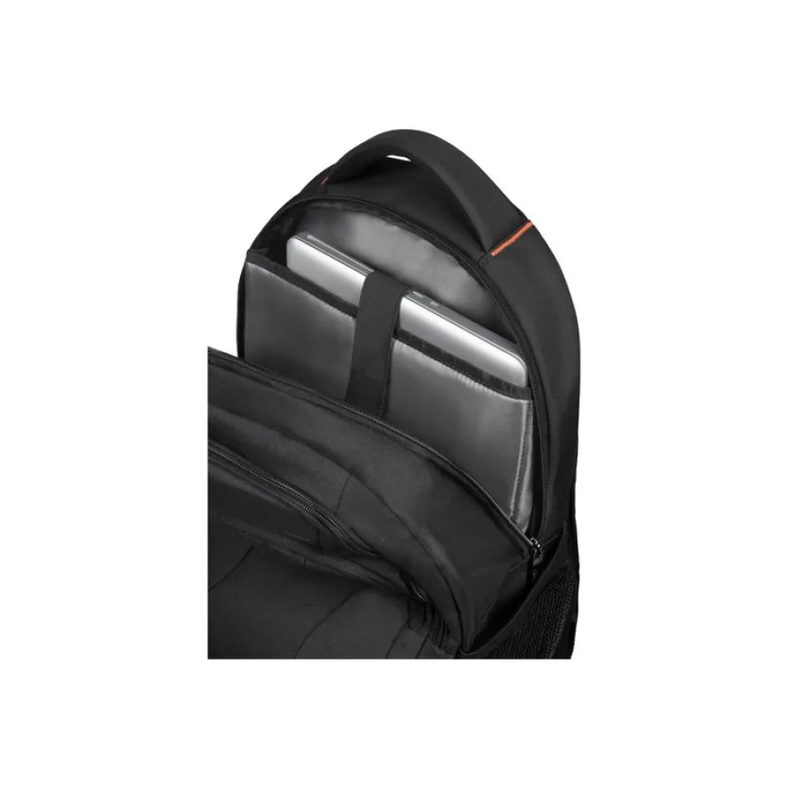 American Tourister AT WORK - Sac à dos pour ordinateur portable 15,6" - Noir/Orange