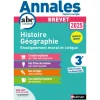 Annales ABC du Brevet - Histoire-Géographie-EMC 3e - Sujets et corrigés + fiches de révisions