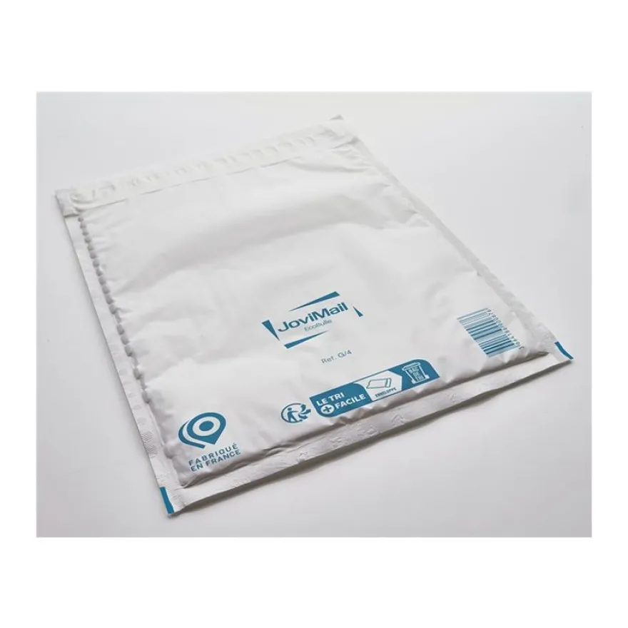 Antalis - Sac d'expédition - 240 x 330 mm - autocollant - papier bulles - étanche, indéchirable - blanc - pack de 100