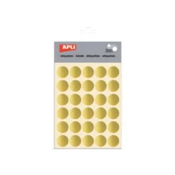 Apli - 3 feuilles gommettes - or