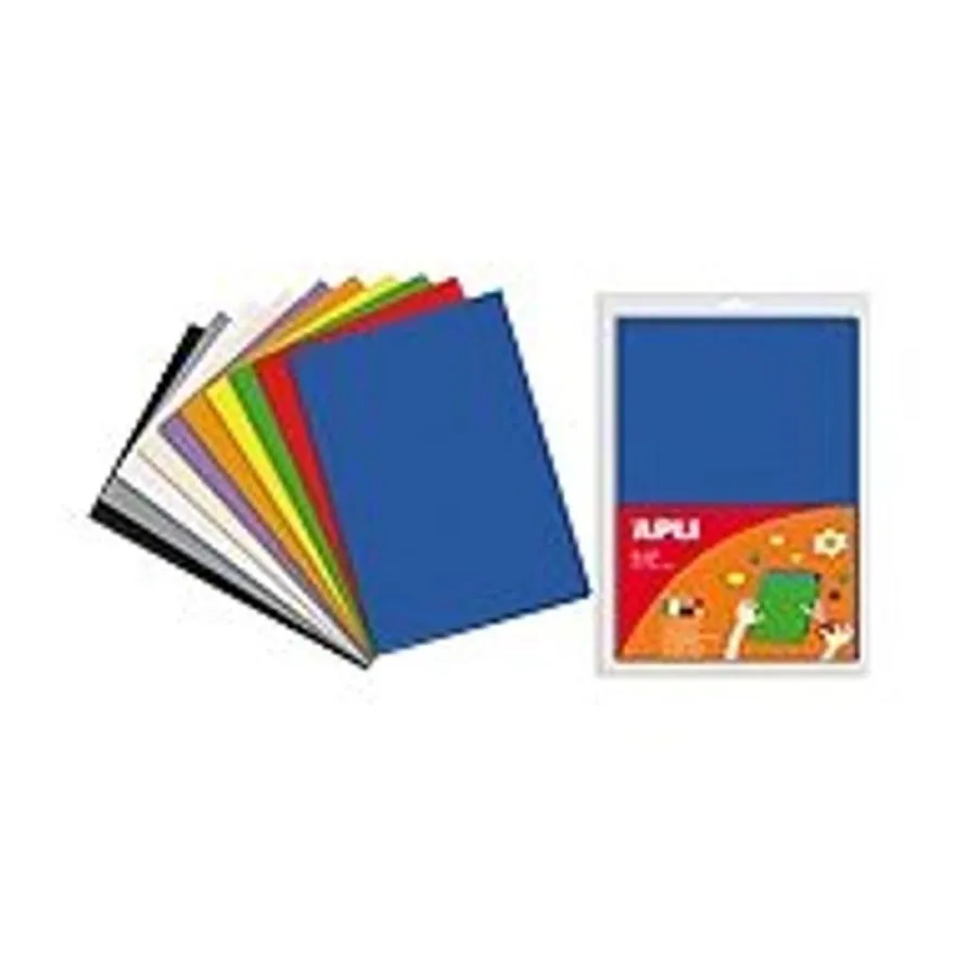 Apli - 10 feuilles mousse - coloris assortis