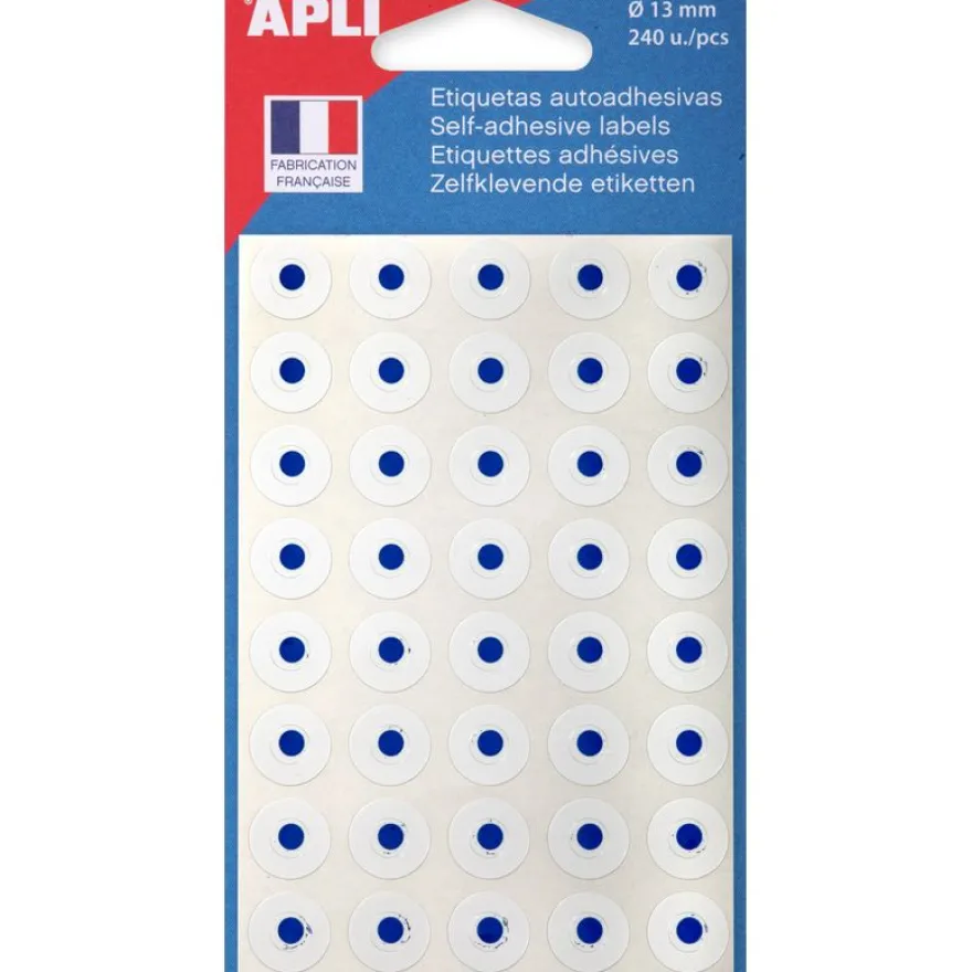 Apli - 240 Œillets blancs - diamètre 13 mm - réf 111931