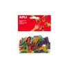 Apli - 45 mini pinces bois - coloris assortis