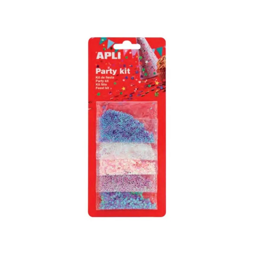 Apli - Confettis cœur - coloris assortis