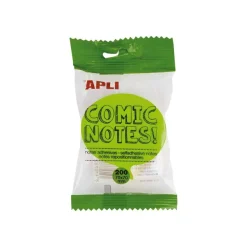 Apli - Notes adhésives BD 70 x 70 mm - bloc de 200 feuilles couleurs vives
