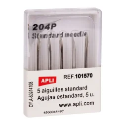Apli Agipa - 5 Aiguilles de pistolet d'étiquetage