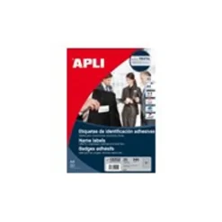 Apli Agipa - 540 badges adhésifs sur textile - 63.5 x 29.6 mm
