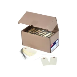 Apli Agipa - 1000 Etiquettes américaines avec fil de fer - 10 x 5,1 cm - crème