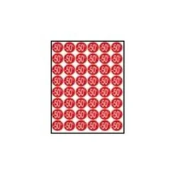 Apli Agipa - 192 Pastilles adhésives - étiquettes remise -50% - rose pastel
