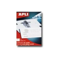 Apli Agipa - 5 Portes-badge de nom extensible - pour 90 x 56 mm - combi-clip