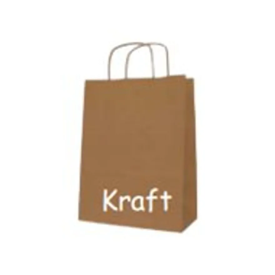 Apli Agipa - 50 Sacs kraft cadeau - 35 cm x 16 cm x 40 cm - brun
