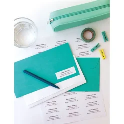 Apli Agipa - 350 Étiquettes adhésives blanches multi-usages - 99,1 x 38,1 mm - coins arrondis - réf 119611