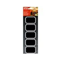 Apli Agipa - 10 Étiquettes ardoise octogonales - 65 x 41 mm