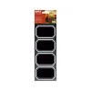 Apli Agipa - 8 Étiquettes ardoise octogonales - 80 x 50 mm