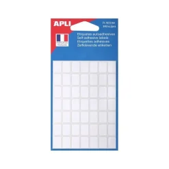 Apli Agipa - 343 étiquettes blanches adhésives - 13 x 9 mm - réf 111908