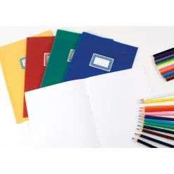 Apli Agipa - 32 Étiquettes scolaires cadre et lignes bleus - 36 x 56 mm - réf 111977