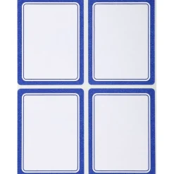 Apli Agipa - 32 Étiquettes scolaires cadre bleu - 38 x 50 mm - réf 111961