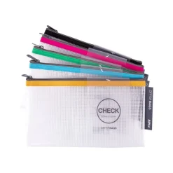 Apli Agipa - Pochette Zipper Bag format chéquier - disponible dans différentes couleurs