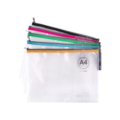 Apli Agipa - Pochette Zipper Bag A4 - disponible dans différentes couleurs