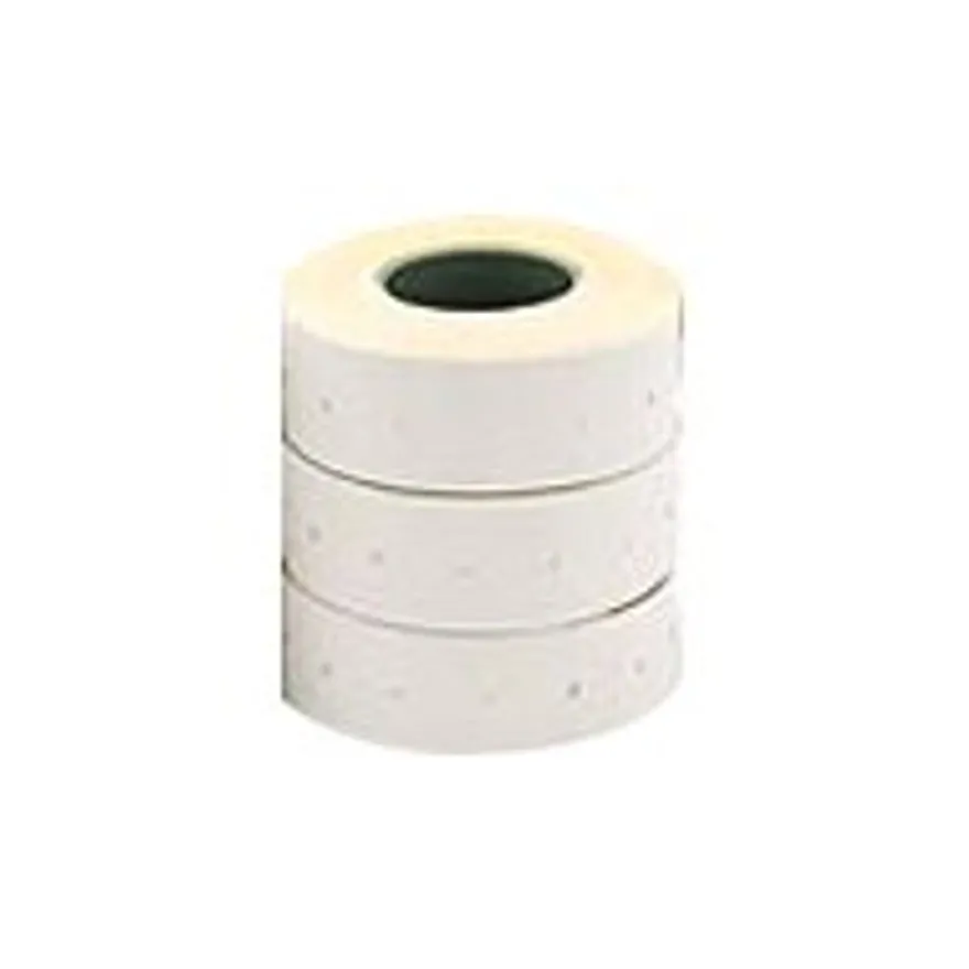 Apli Agipa - Rouleau de 1000 étiquettes adhésives enlevables - blanc - 21 x 12 mm