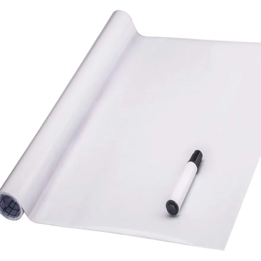 Apli Agipa - Surface effaçable à sec - rouleau adhésif - 100 x 200 cm - blanc