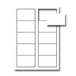 Apli DECAdry - Papier pour 150 cartes de visite 85 x 54 mm - 200 g/m² - 15 feuilles